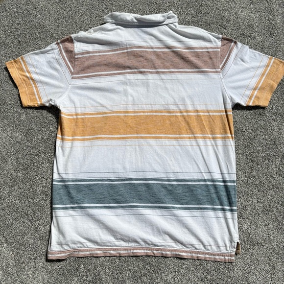 Vintage ROCAWEAR Shirt Men Size 2XL XXL Stripped Short Sleeve Streetwear Polo - Picture 6 of 7